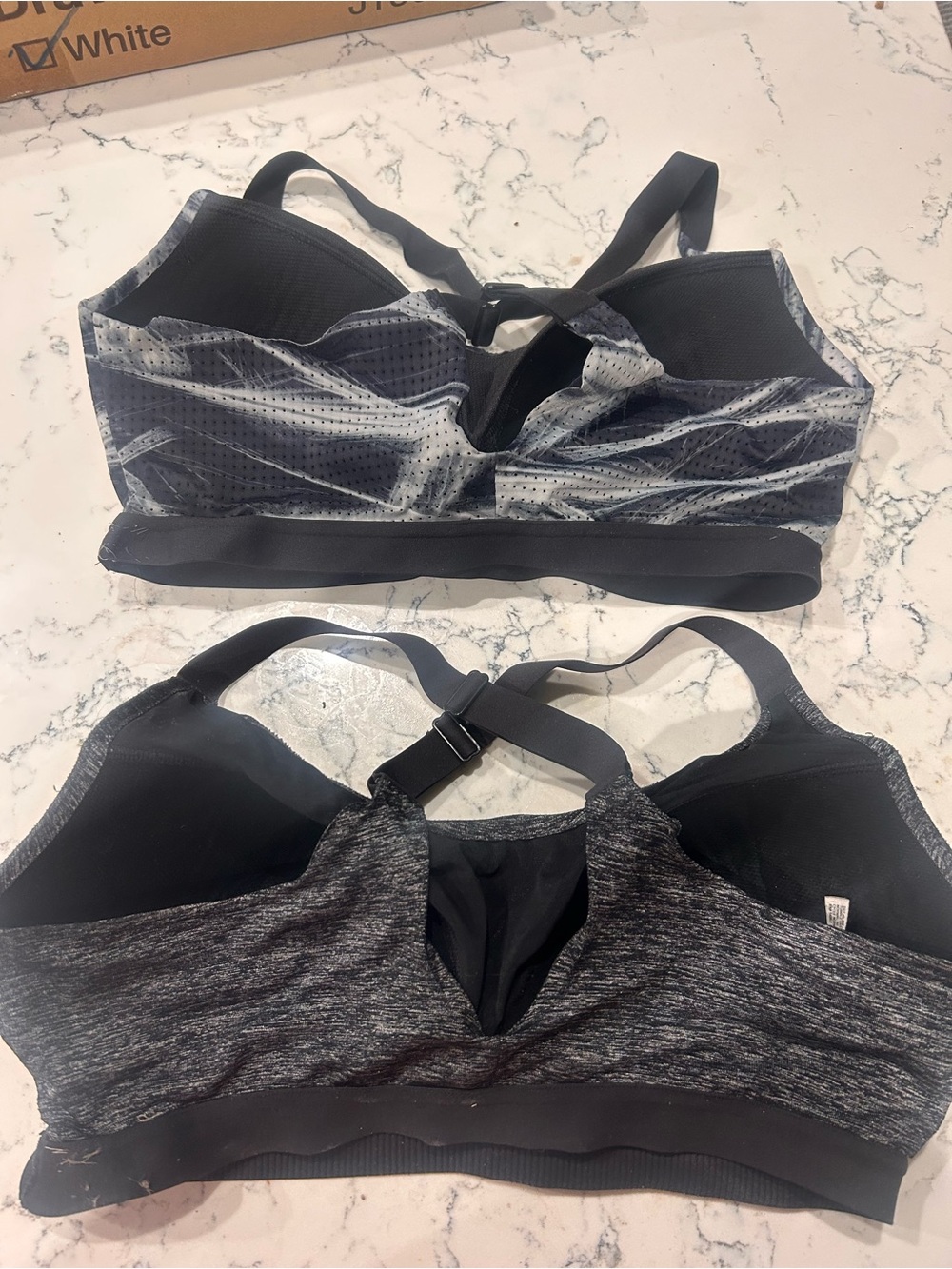 Victorias Secret Gray & Black Twin Pack Sports Bras - Picture 2 of 6